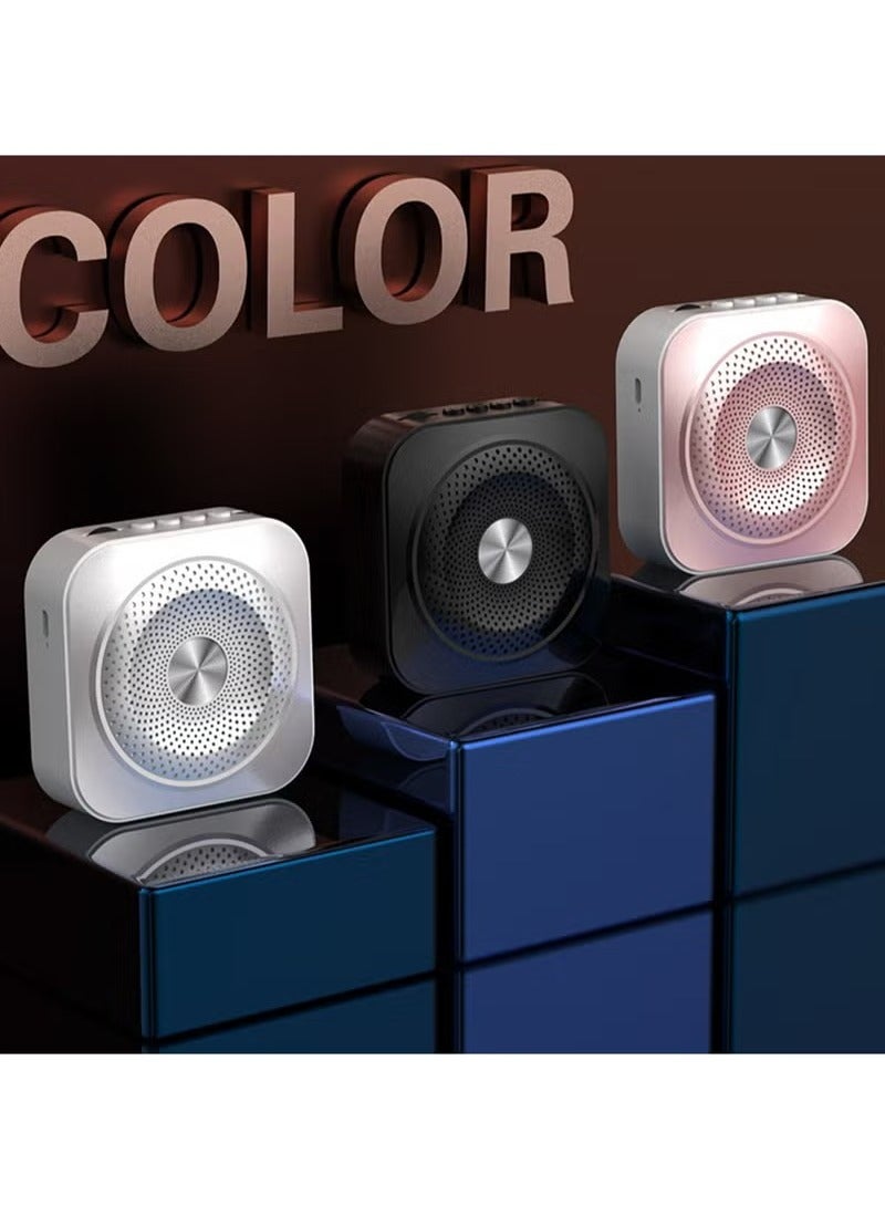 Arabest Portable Rechargeable Voice Amplifier & Megaphone: With Wired Headset Microphone, TF Function – PA System Speaker for Teachers, Meetings, Tour Guides (White) - Image 5