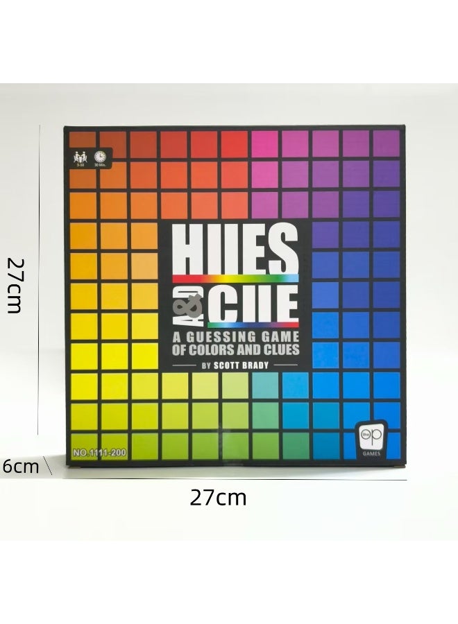 SISGL ألوان وأدلة لعبة الألغاز المطابقة للألوان الحرفية ألعاب بطاقات متعددة الألوان لعبة لوحية للحفلات من 3 إلى 10 لاعبين - Image 5