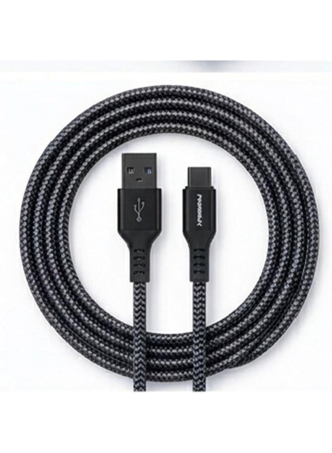 PowerMax Type‑C Data Cable 1M – Fast Charging, Durable & Break‑Resistant - Image 2