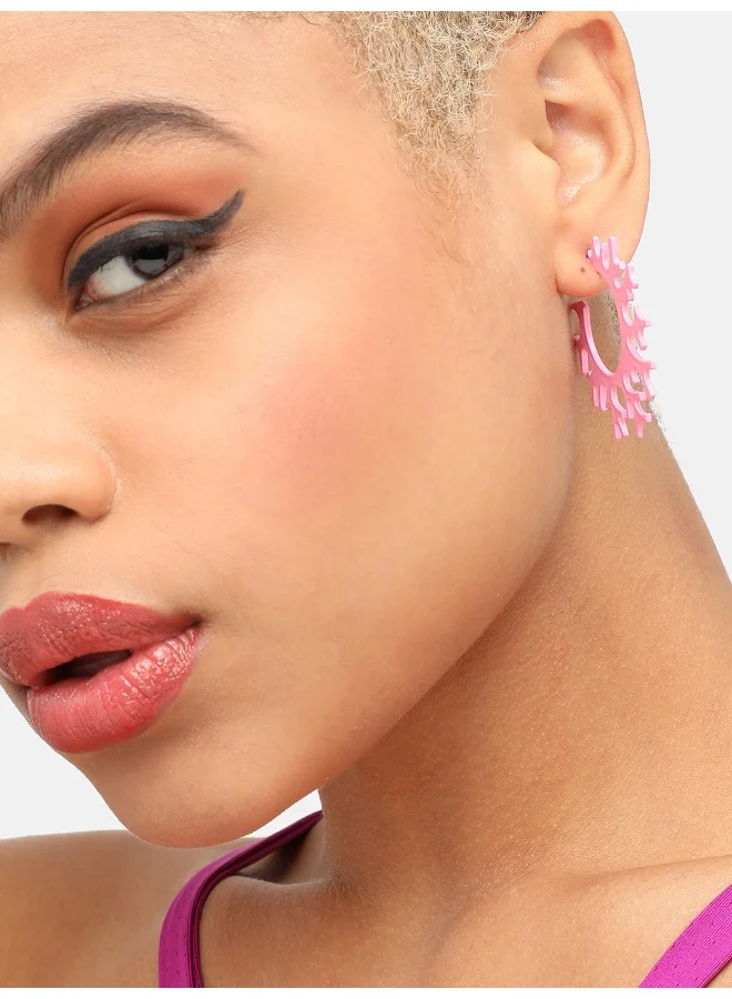 SOHI Party Artificial Hoop Earring Jewellery