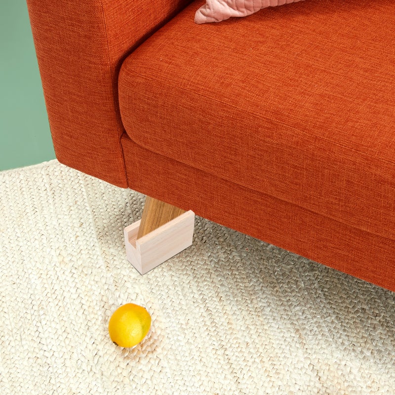 2pcs Sturdy Furniture Risers Heavy Duty Bed Lifts Anti-skid Couch Sofa Risers - Image 4