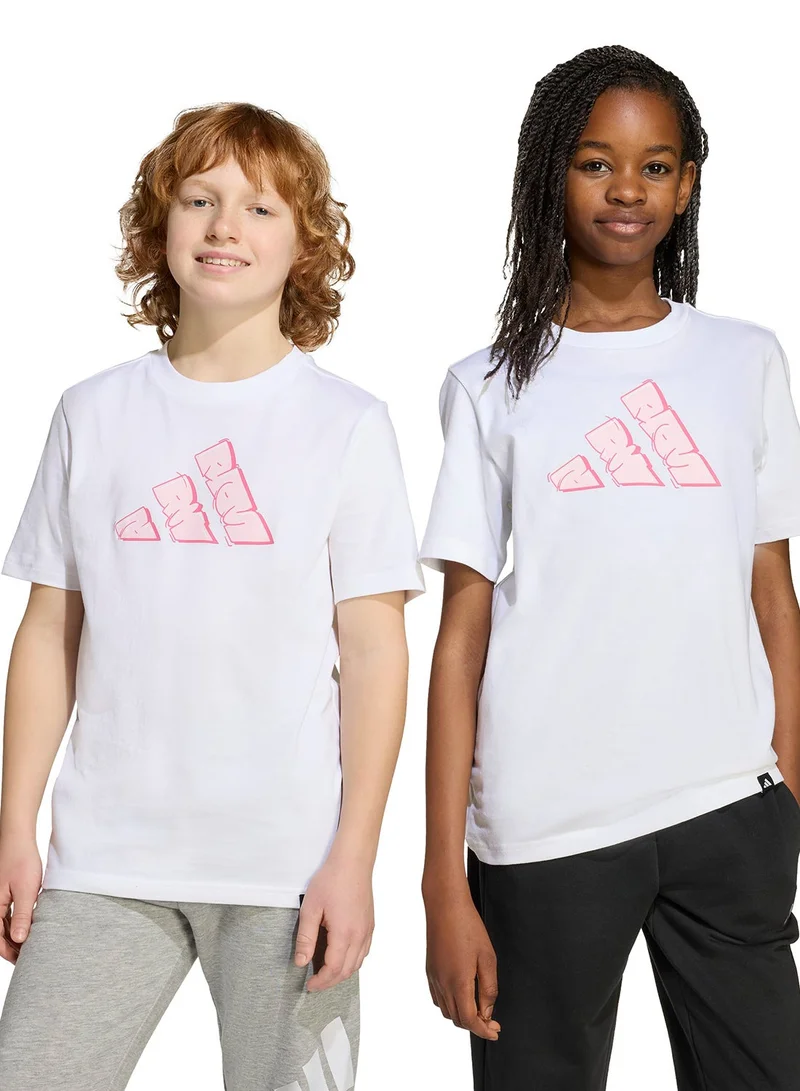 Adidas Youth Graffiti Graphic T-Shirt