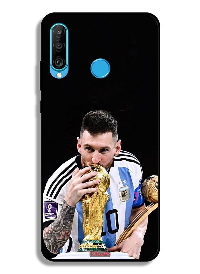 Tolwak Huawei P30 lite Protective Case Cover Messi - Image 2