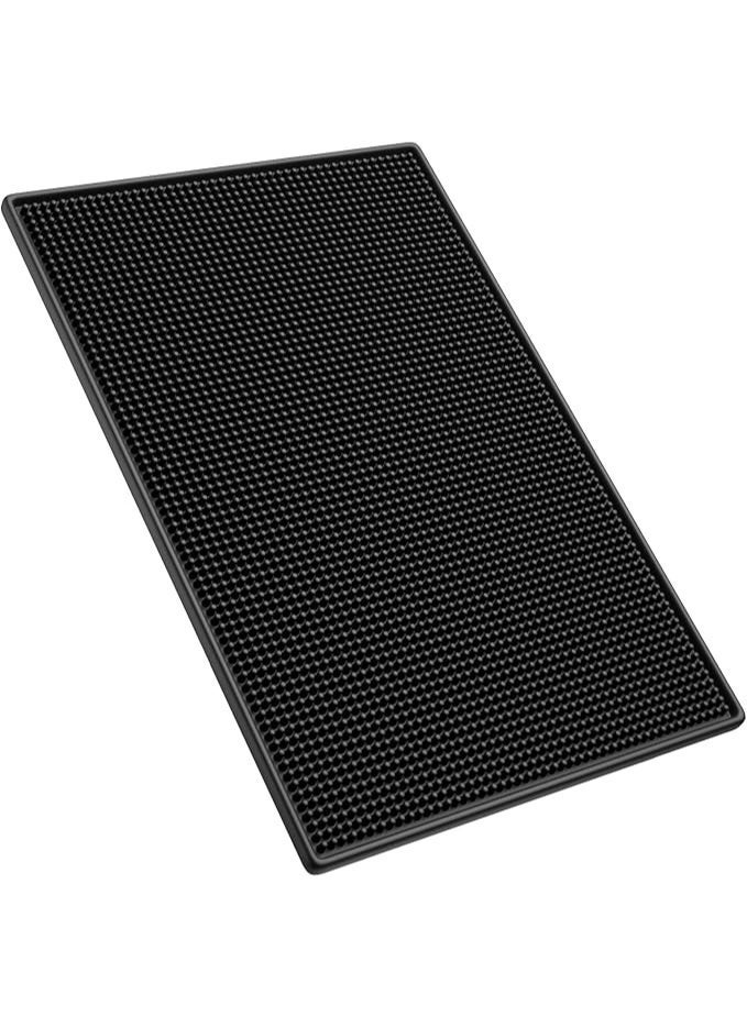 18×12in Rubber Bar Mat – Protect Surfaces from Coffee Spills, Pack of 2, Ideal for Cocktails & Café - Image 1