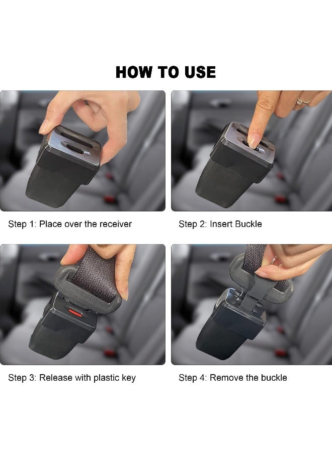 Seat Belt Lock Cover, Prevent Kids or Special Groups from Unbuckle Seat Belts - Image 3