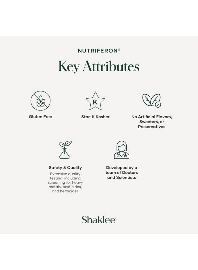 Shaklee NutriFeron® Immune-Boosting Botanical Blend - Developed by Renowned Immunologist - Promotes Healthy Immune Function with Interferon-Boosting Ingredients - Contains Zinc - 60 Caplets - Image 4