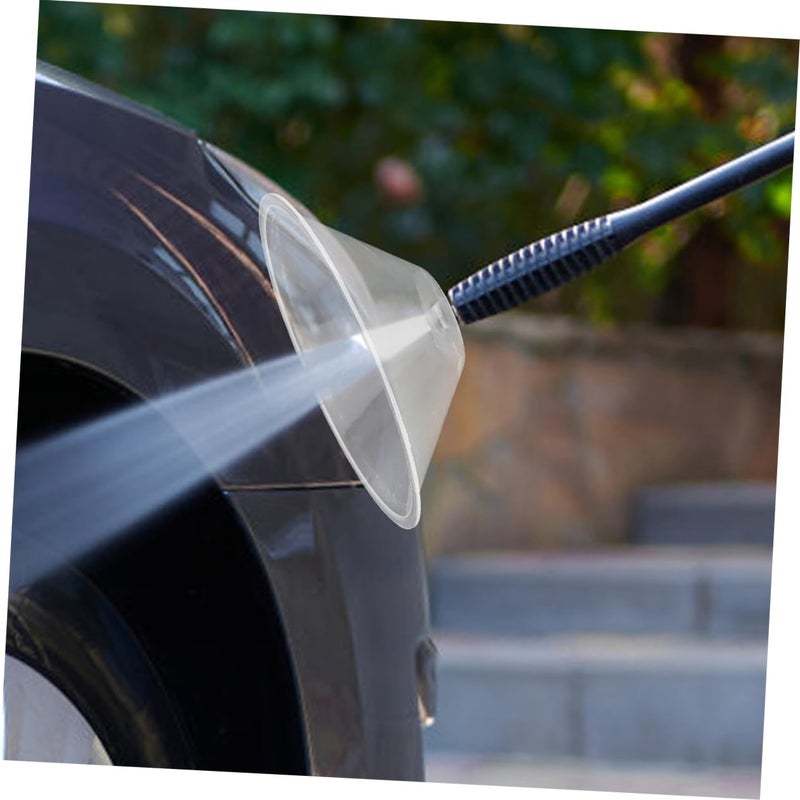 2Pcs Plastic Fan Shaped Splash Guard Overspray Protector for Car Wash High Pressure Cleaning Machine Easy Install - Image 5