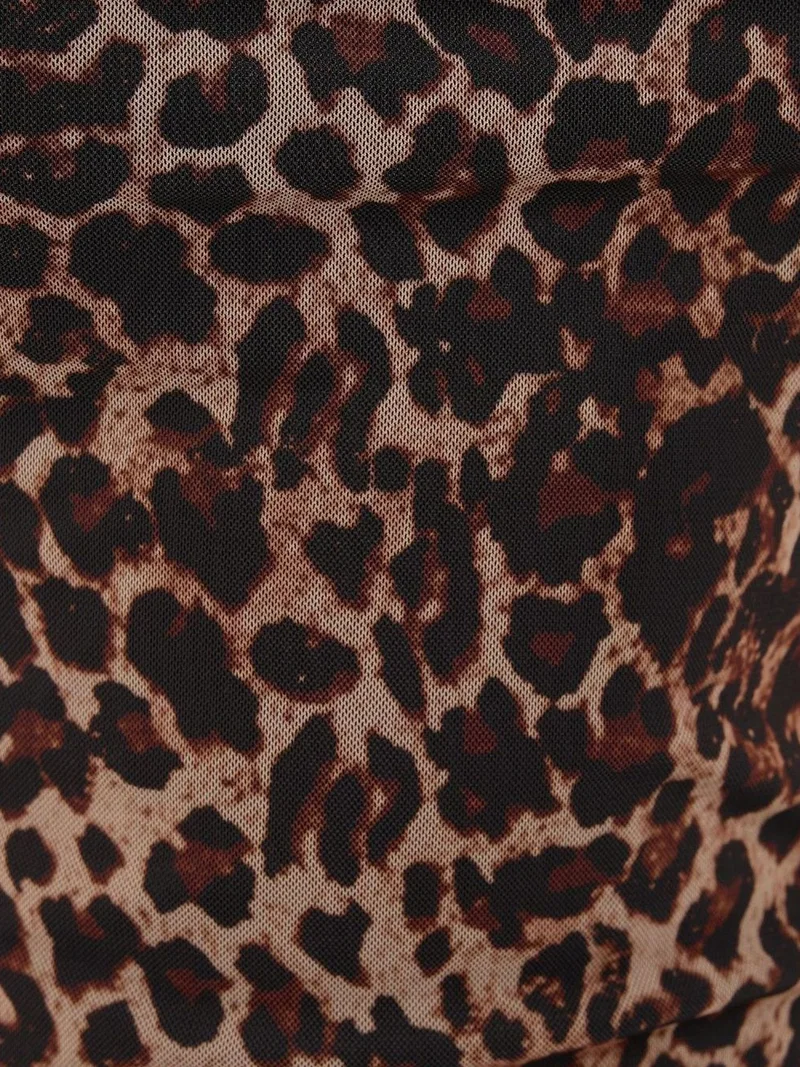 HICCUP Printed Bodycon Maxi Dress