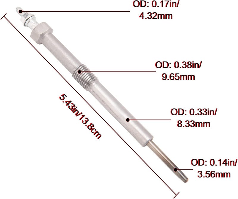 IVONNEY 12639701 Diesel Glow Plugs 9G for Duramax LLY LML LMM Chevy & GMC 6.6L (2006-2016) - Image 3