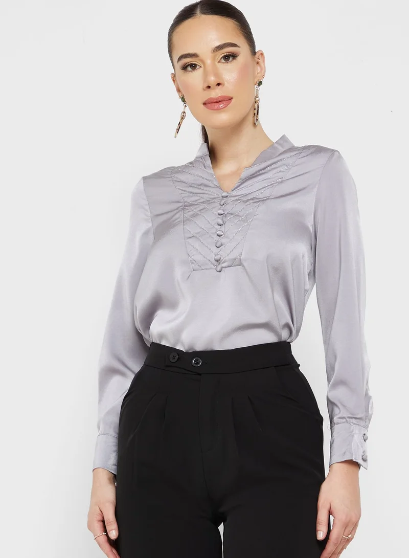 ELLA Satin Top