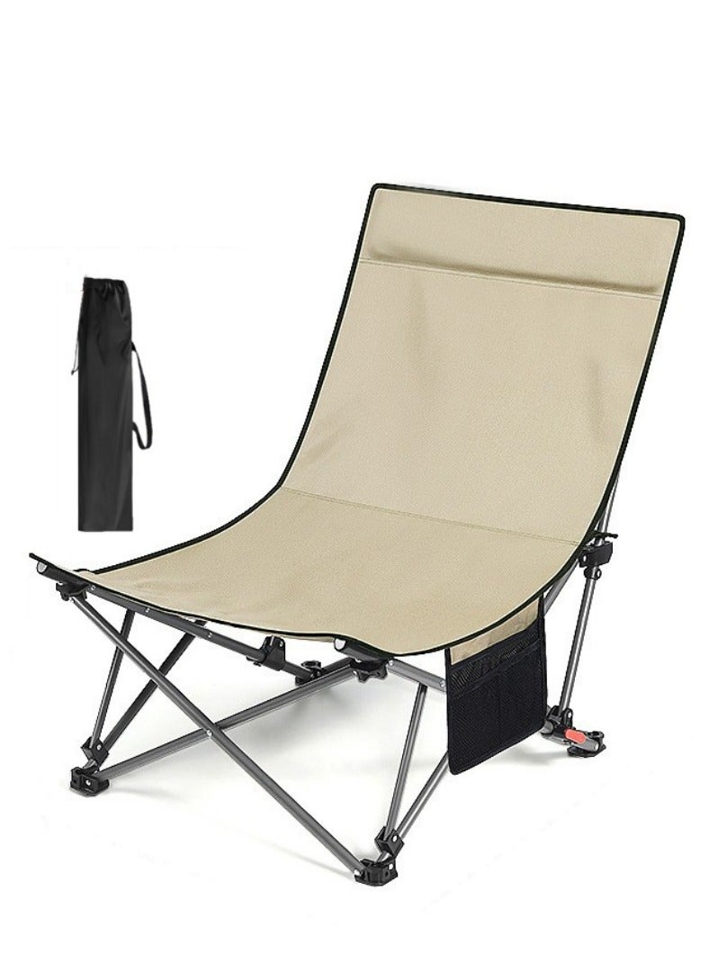 XiuWoo Portable Lightweight Adjustable Backrest Outdoor Camping Chair Seat With Storage Bag For Outdoor Camp Hiking Beach,Quick storage - Image 1