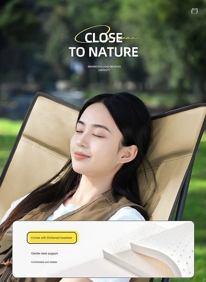 XiuWoo Portable Lightweight Adjustable Backrest Outdoor Camping Chair Seat With Storage Bag For Outdoor Camp Hiking Beach,Quick storage - Image 4