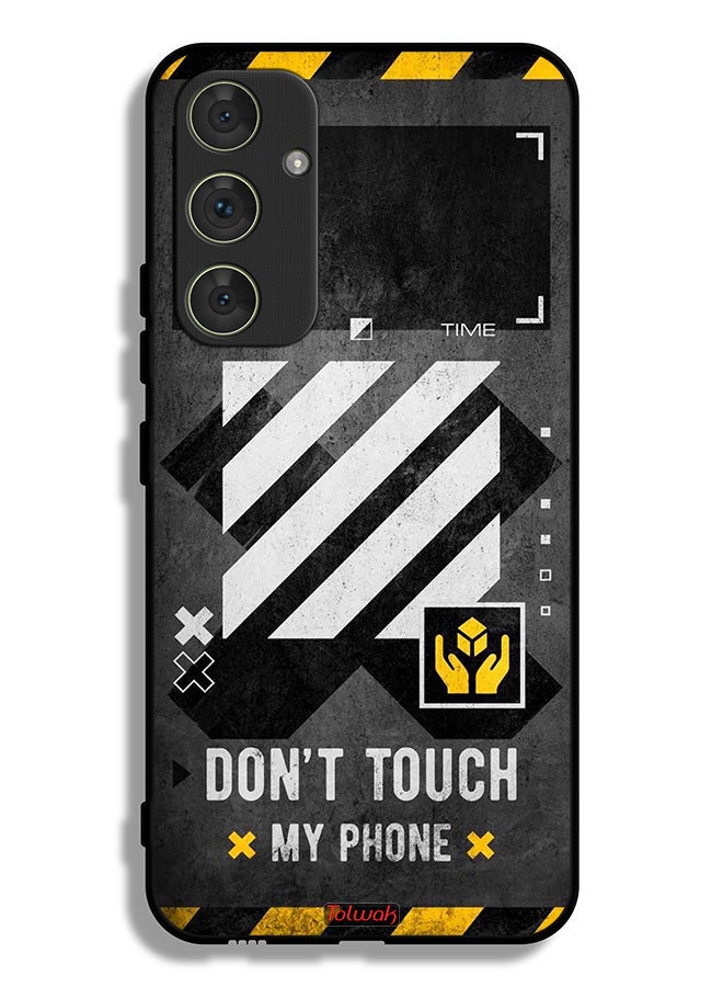 Tolwak Samsung Galaxy A54 5G Protective Case Cover Do Not Touch My Phone - Image 1