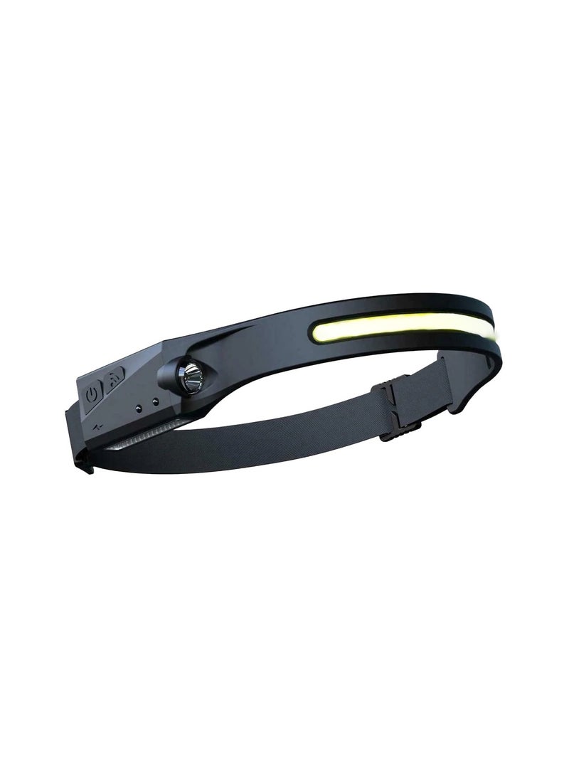 LifeStyle Outdoor Lightbar Headlamp with Motion Sensor - Black/Grey