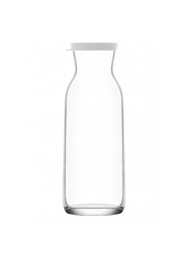 LAV Fonte Carafe 700 Ml, White Silicon Lid - Image 1