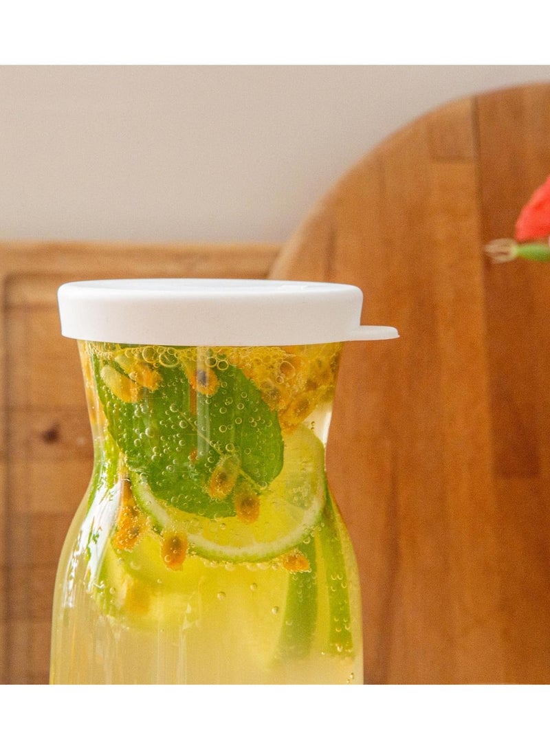 LAV Fonte Carafe 700 Ml, White Silicon Lid - Image 5