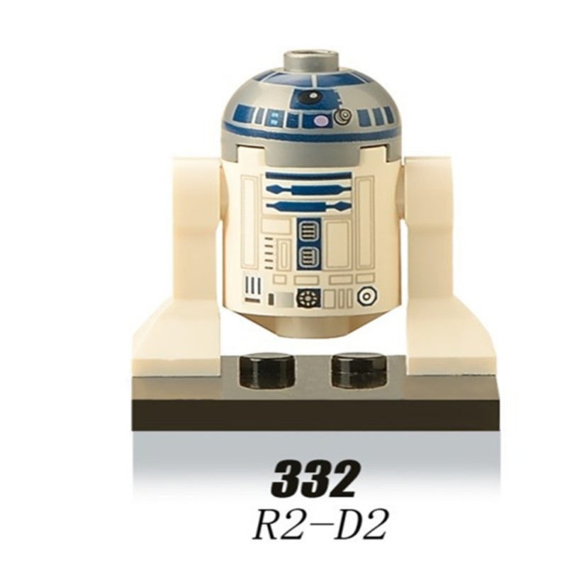 Star Wars R2-D2 Building Blocks 4.5cm Astromech Robot - Durable ABS Plastic Collectible Figure for Star Wars Fans - Image 1