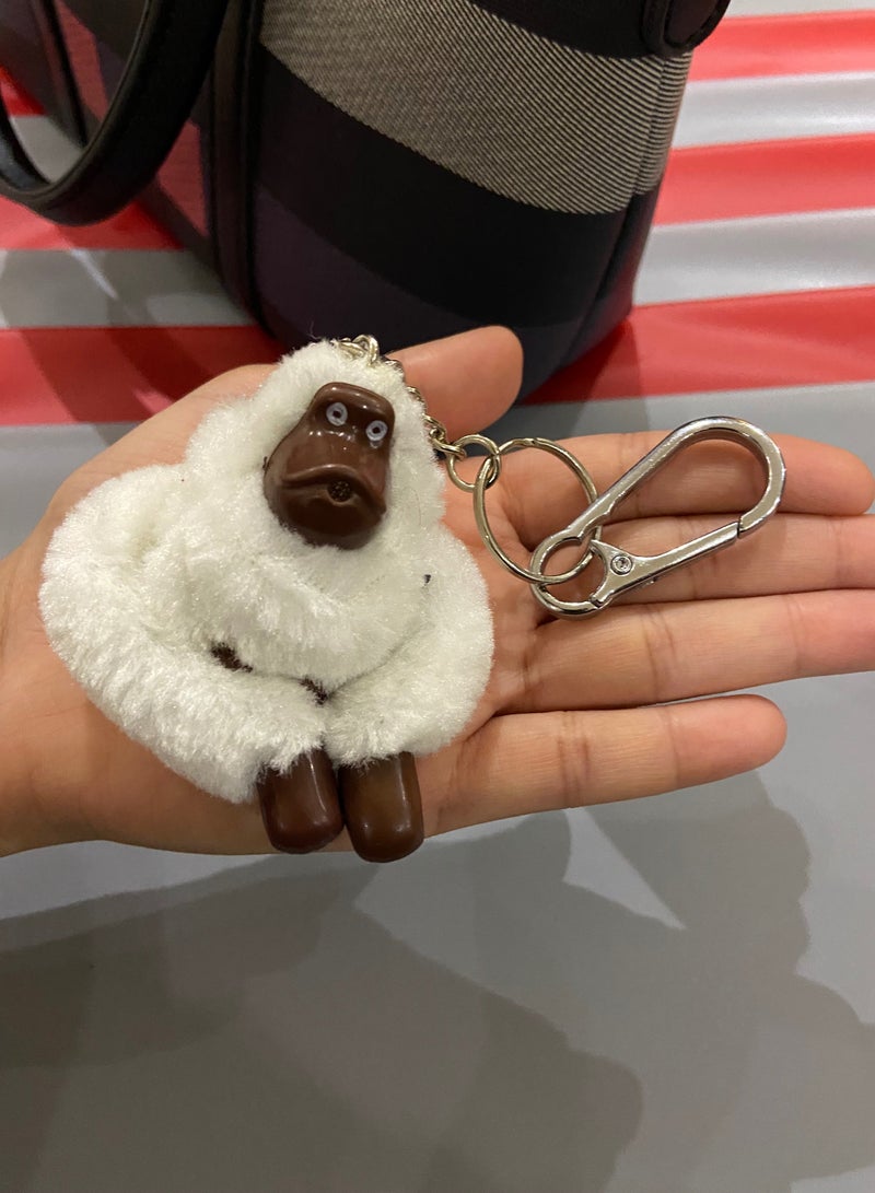 نون فلاور عدد ثلاث ميداليات مفاتيح متعددة الألوان بتعليقات قرود - Image 2