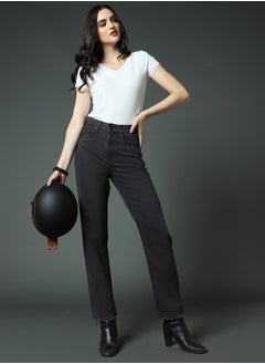 HIGH STAR Women Black Jeans  - Image 5