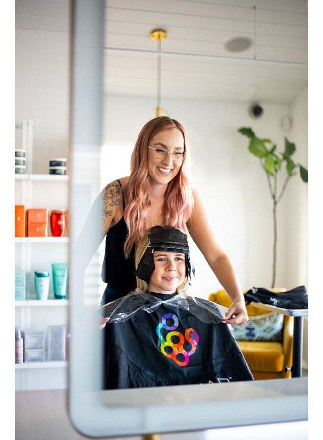 FRAMAR Backwards Bib Disposable Capes Salon, Protects Clients, Salon Chair & Salon Cape from Hair Dye, Disposable salon capes for clients, Barber Cape & Hair Cutting Cape - 50 bibs - Image 4