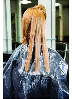 framar FRAMAR Backwards Bib Disposable Capes Salon, Protects Clients, Salon Chair & Salon Cape from Hair Dye, Disposable salon capes for clients, Barber Cape & Hair Cutting Cape - 50 bibs  - Image 2
