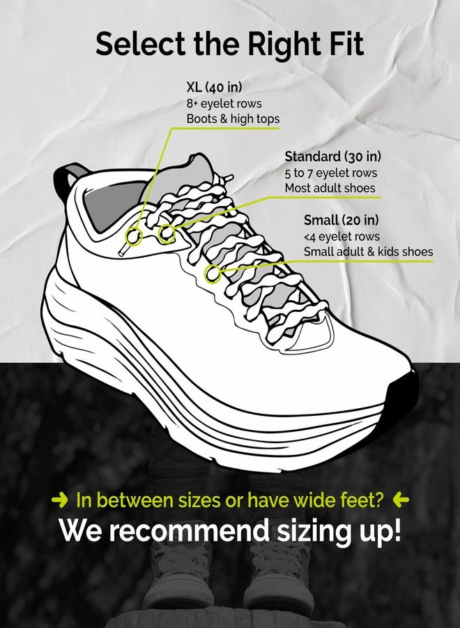 Caterpy- The Ultimate Elastic No Tie Shoelaces for Adults (75cm / Citrus Orange) - Image 3