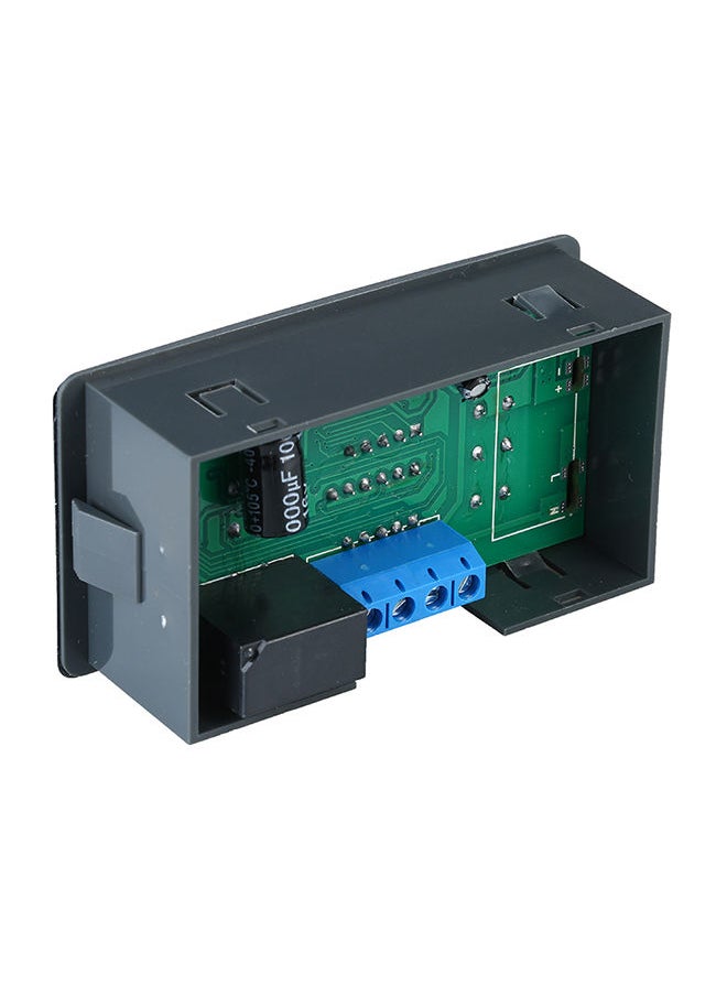 NIBEMINENT - Adjustable Double Display Timer Relay Module E122-1 Black/Grey - Image 1