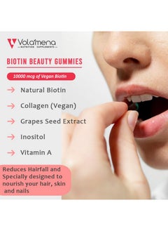 VOLAMENA WITH DEVICE Volamena Nutritions Biotin Beauty Gummies -30 Vegan Gummies  - Image 3