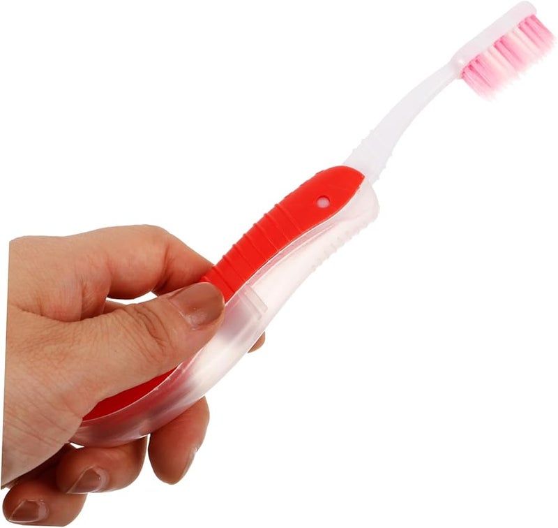 6pcs Portable Travel Toothbrush Set Soft Bristles Folding Compact Design - Image 3