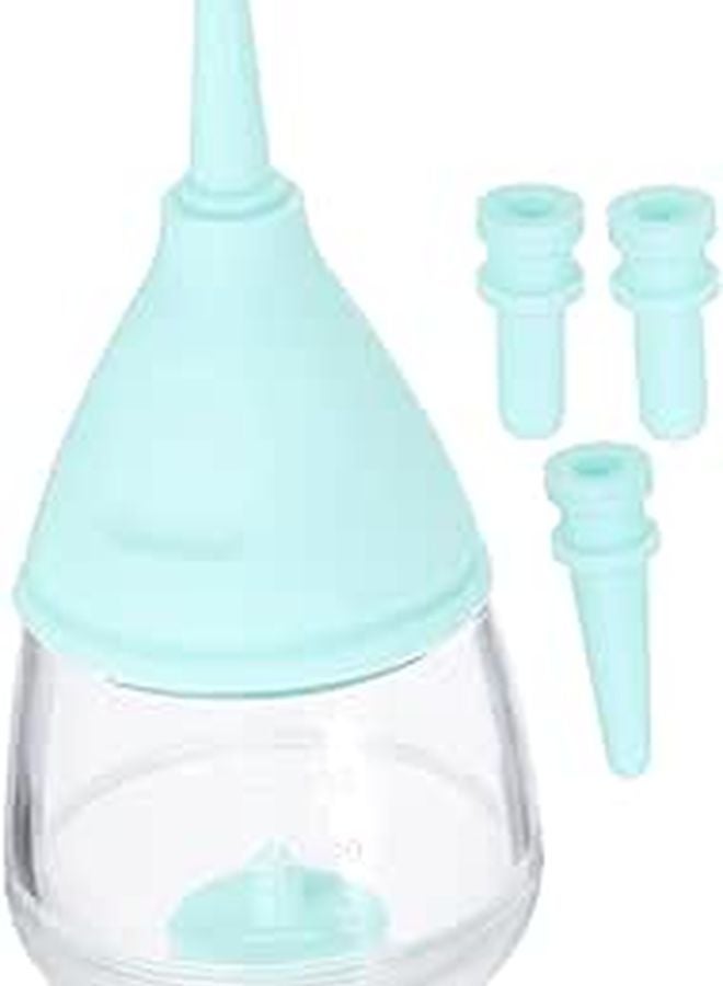 Small Pet Milk Feeding Bottle for Puppy Kitten 2 Pack with Nipple Brush - Image 1