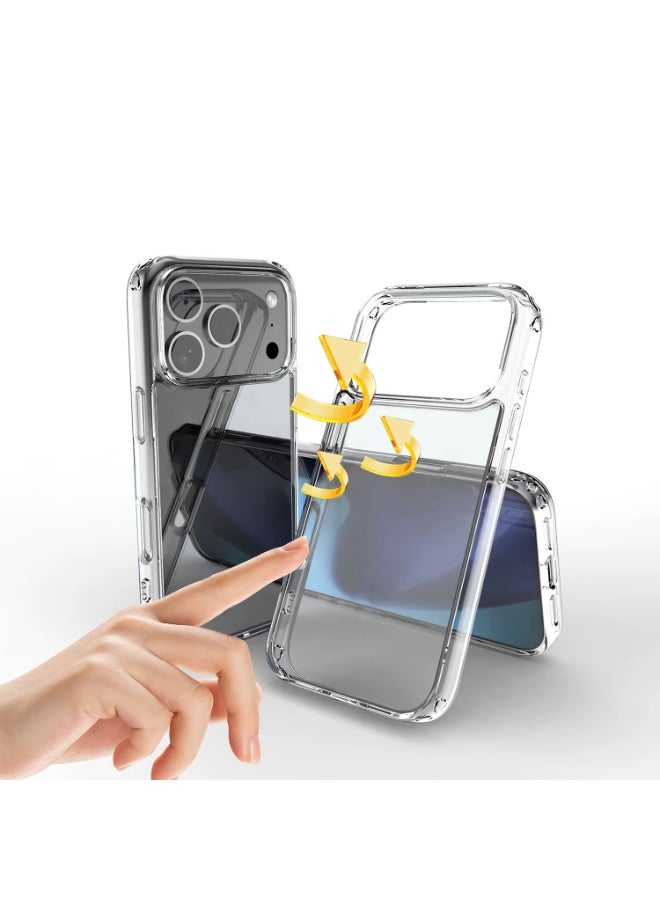 بروستايل جراب شفاف لهاتف iPhone 17 Pro Max - حماية من السقوط بدرجة عسكرية | غطاء واقٍ شفاف رفيع - Image 5