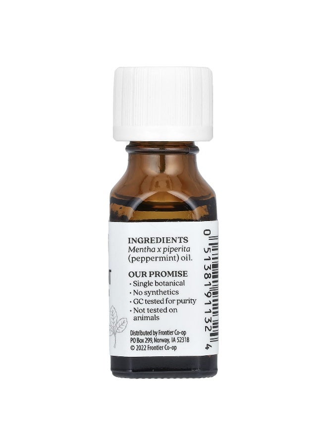 Aura Cacia, Pure Essential Oil, Peppermint, 0.5 fl oz (15 ml) - Image 2