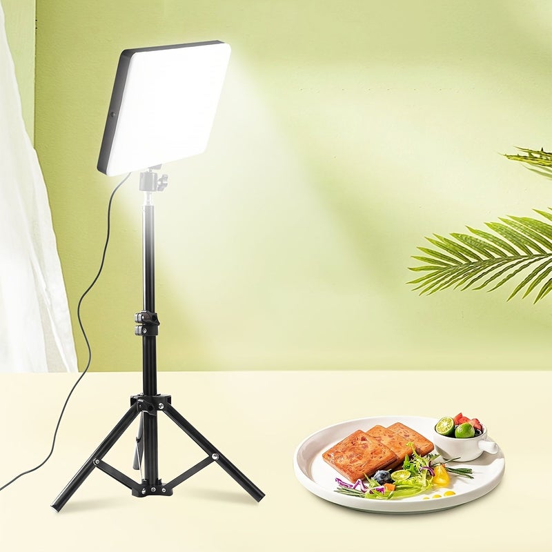 ZOMEI 10 Inches Adjustable Tripod Stand With LED Ring Light For Vlogging Photography - Image 1