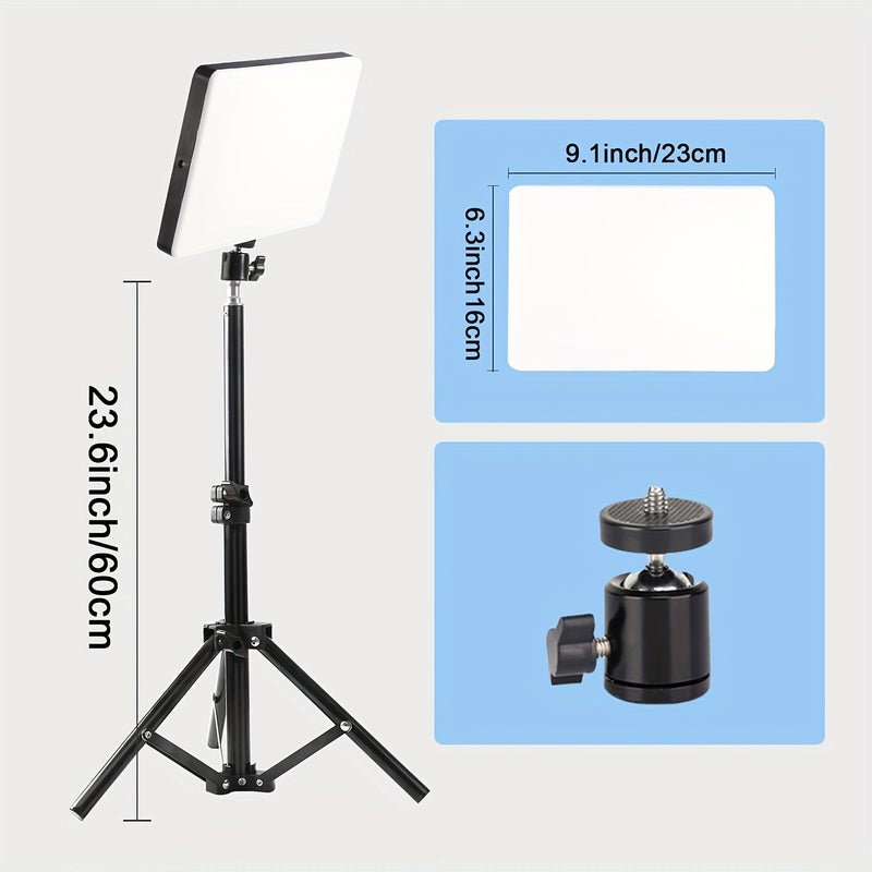 ZOMEI 10 Inches Adjustable Tripod Stand With LED Ring Light For Vlogging Photography - Image 3