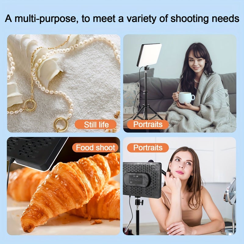 ZOMEI 10 Inches Adjustable Tripod Stand With LED Ring Light For Vlogging Photography - Image 5