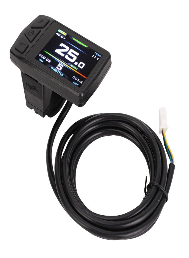 Electric Bike Color Display 24V 36V 48V Electric Scooter Color Display Panel with SM Connector - Image 4