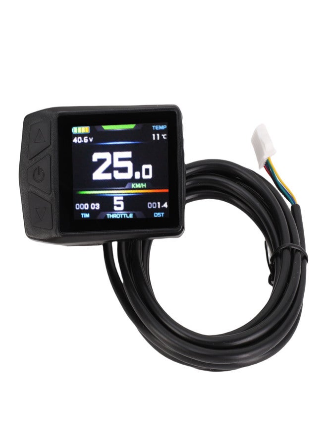 Electric Bike Color Display 24V 36V 48V Electric Scooter Color Display Panel with SM Connector - Image 3