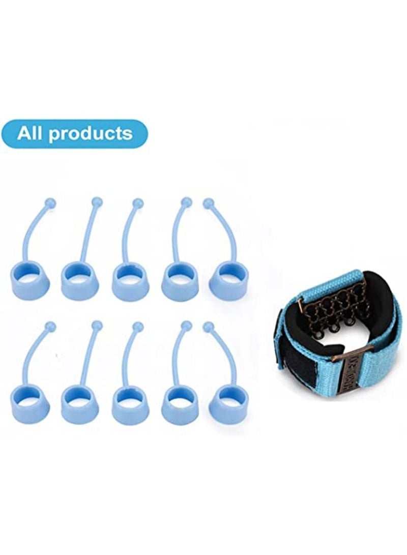 Arabest مُقَوِّي الأصابع، مُقَوِّي الأصابع القابل للتعديل ومُمتد الأصابع، معدات يوغا اليد مدرب القبضة للعلاج اليدوي، تسلق الصخور - تخفيف التهاب المفاصل، ألم متلازمة النفق الرسغي (40LB) - Image 2