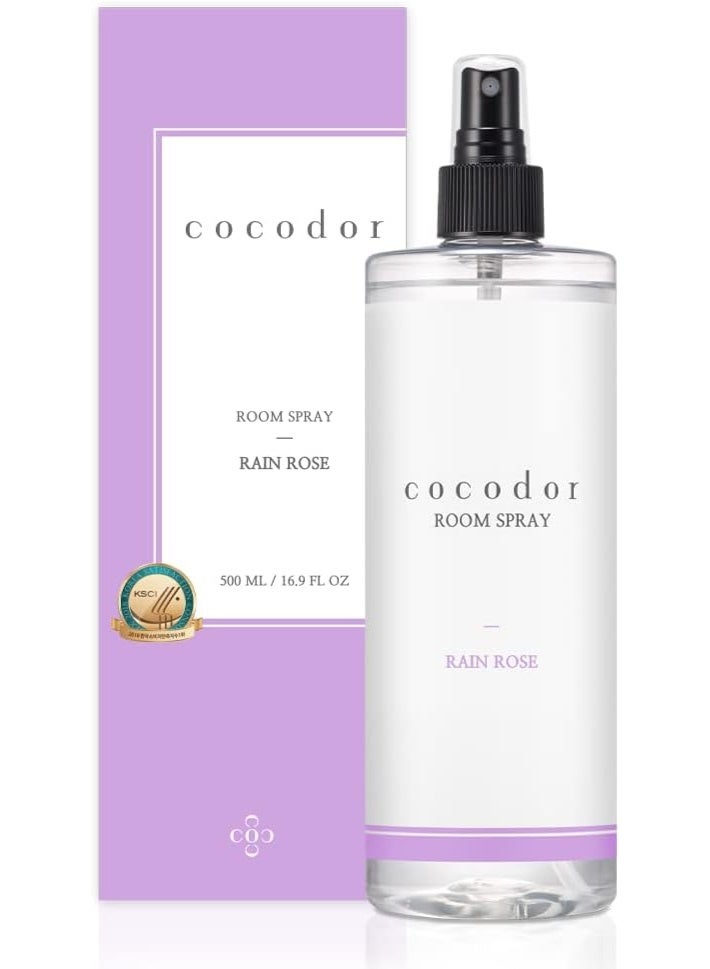 كوكودور معطر جو ورذاذ للأقمشة والغرف من كوكودور لنومٍ عميق وتقليل التوتر والقلق — 500 مل (رائحة ورد المطر) - Image 1