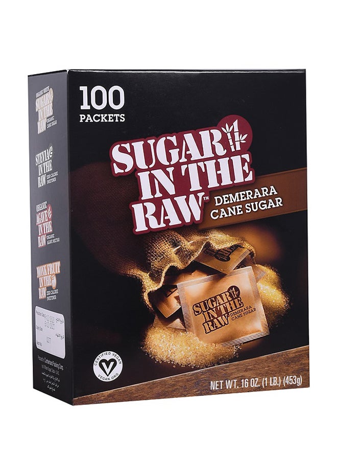 SWEET'N LOW Sugar In The Raw Demerara Sugar 100 Packets 453g  - Image 1