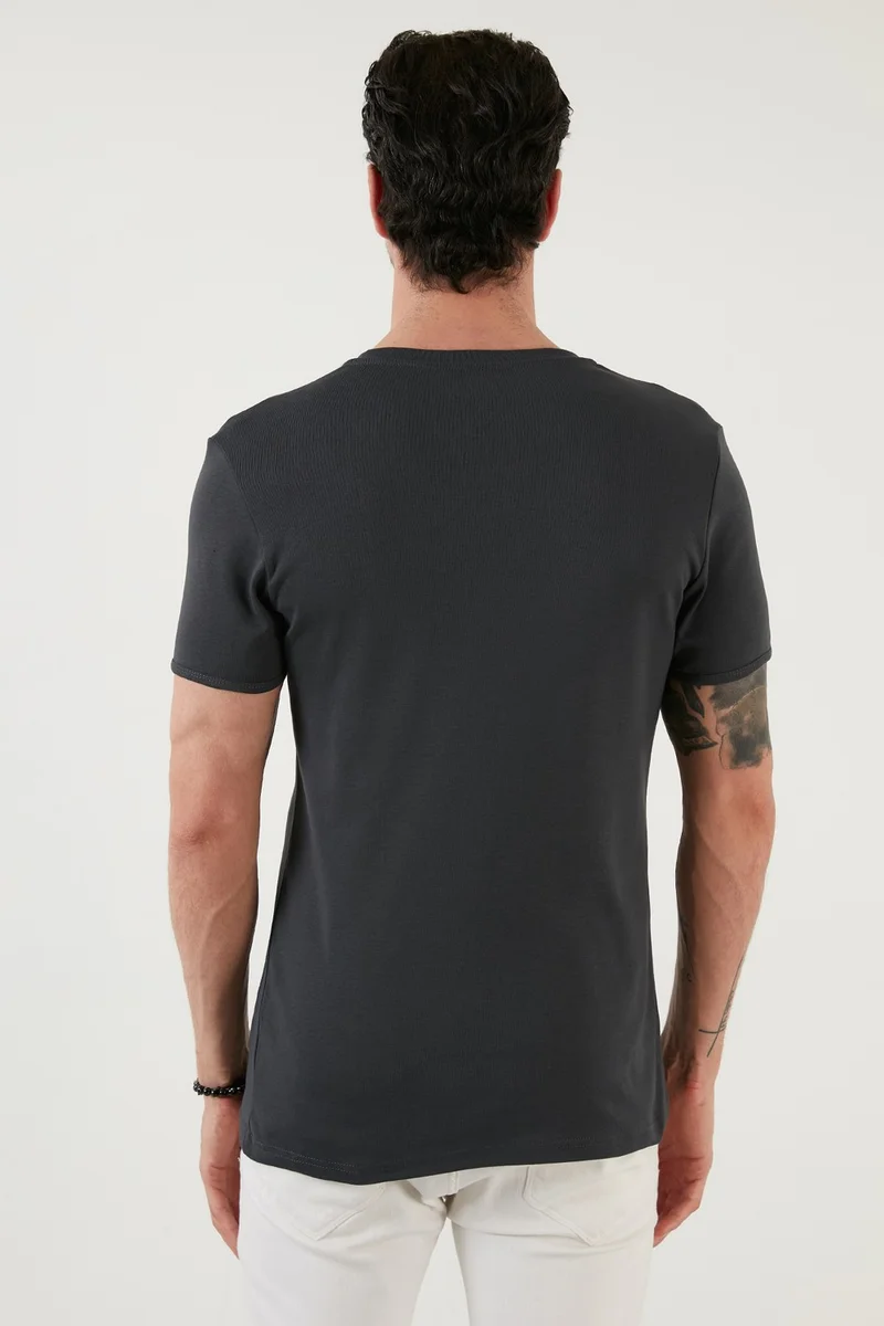 Buratti 100% Cotton V-Neck Slim Fit T Shirt Men's T SHIRT 5902122
