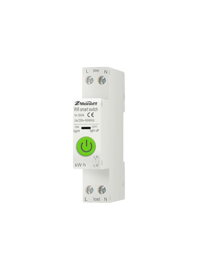 PROMASS promass Smart Circuit Breaker Tuya APP WiFi Enabled Circuit Breaker Electricity Statistics Leakage with Leakage Protection Overvoltage and Undervoltage Protection Mobile Phone Remote Control for Smart 
