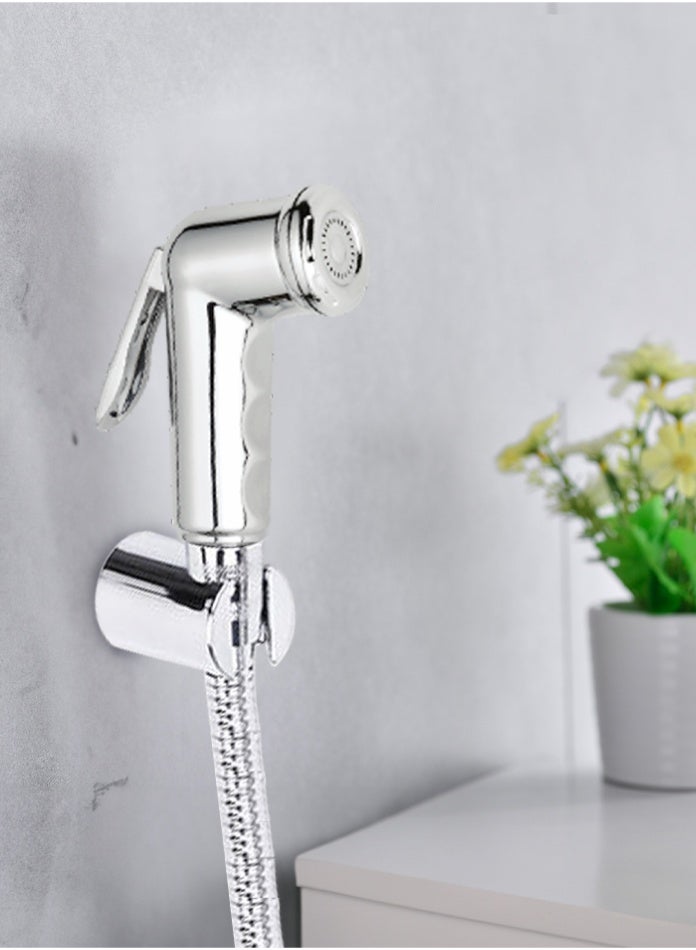 MODI Stainless Steel Toilet Sprayer Shattaf Set – Handheld Bidet Spray with Hose & Wall Bracket – Jet Spray for Bathroom, Rust-Resistant, Easy Installation - Image 4