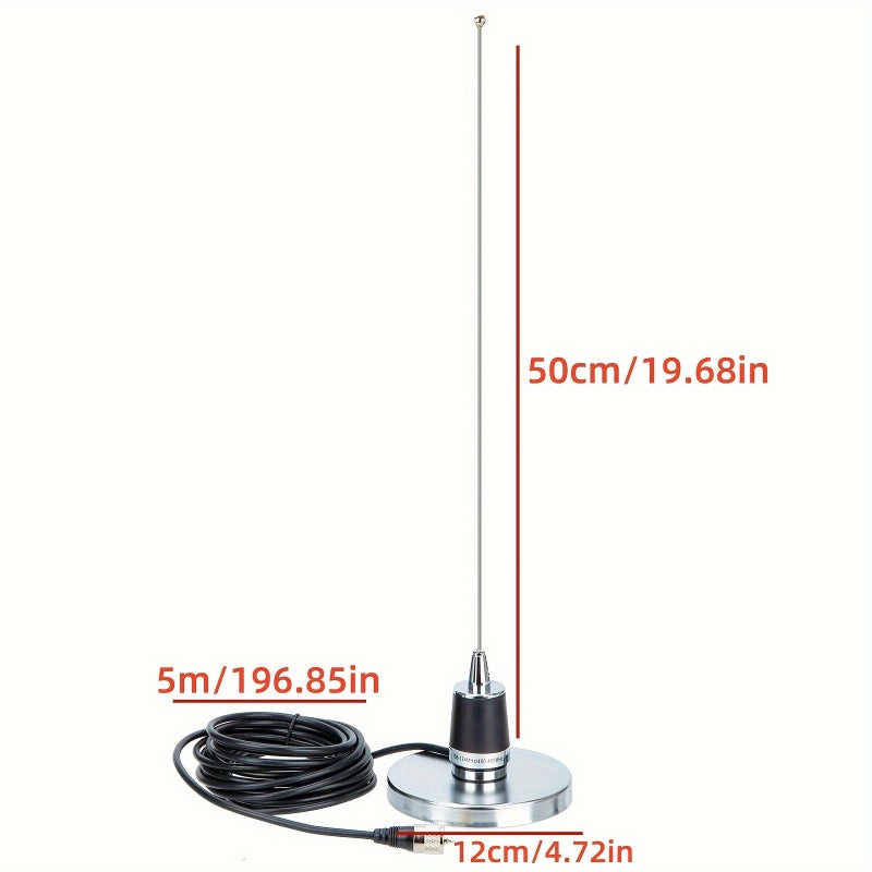 NB120 Silvery Black 196.85 Inch NMO Suction Cup And Antenna Kit - Image 2