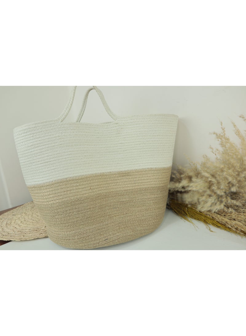 انتيكيانو حقيبة شاطئ  نسائية بشكل دلو - Image 1