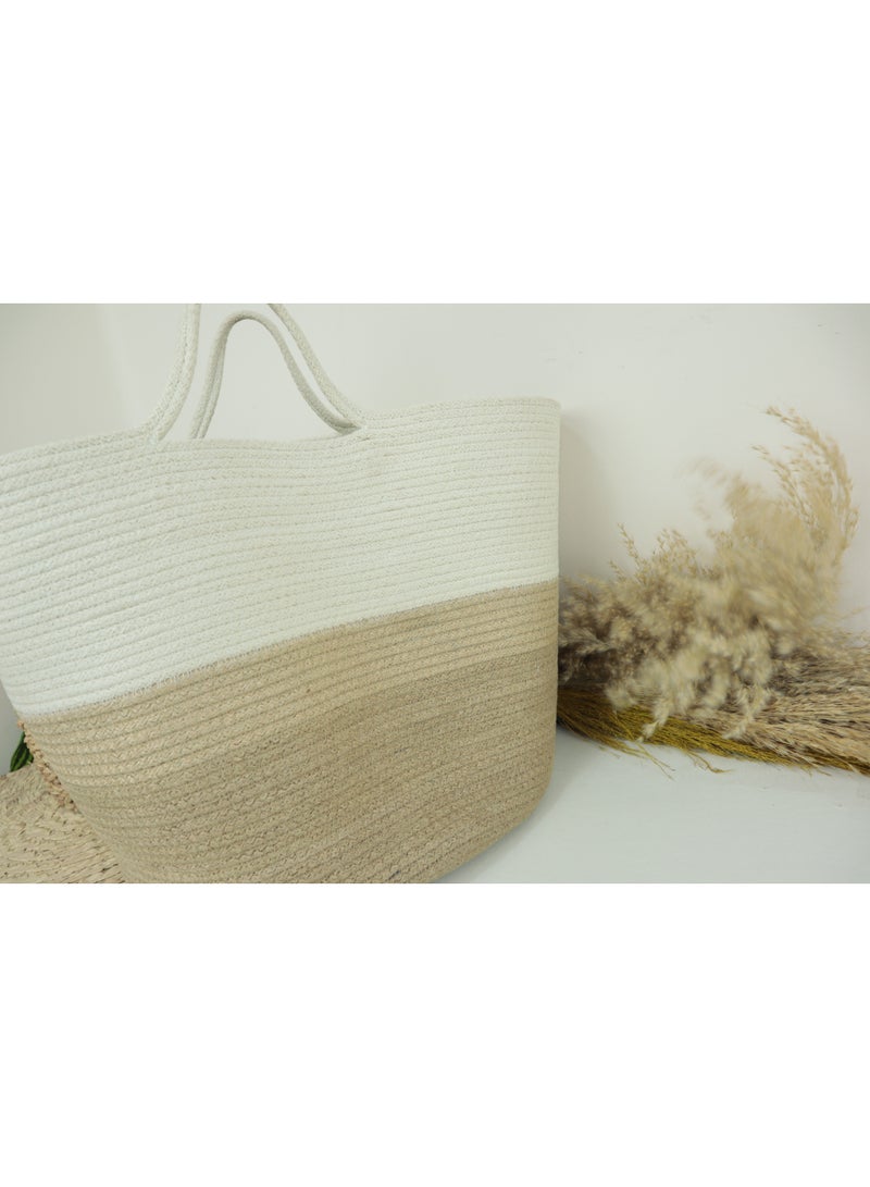 انتيكيانو حقيبة شاطئ  نسائية بشكل دلو - Image 4