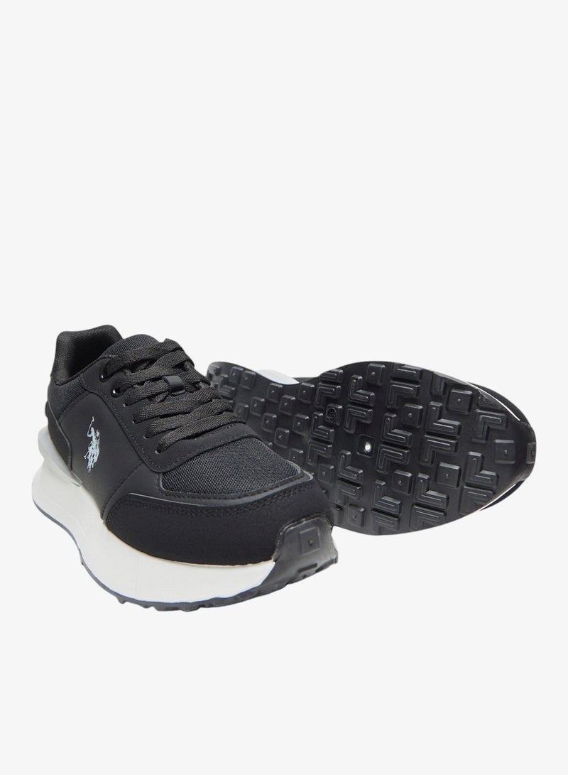 U.S. Polo Assn. Women's Black Low-Top Sneakers - Lightweight Shoes with White Sole, Comfortable Casual - Image 5