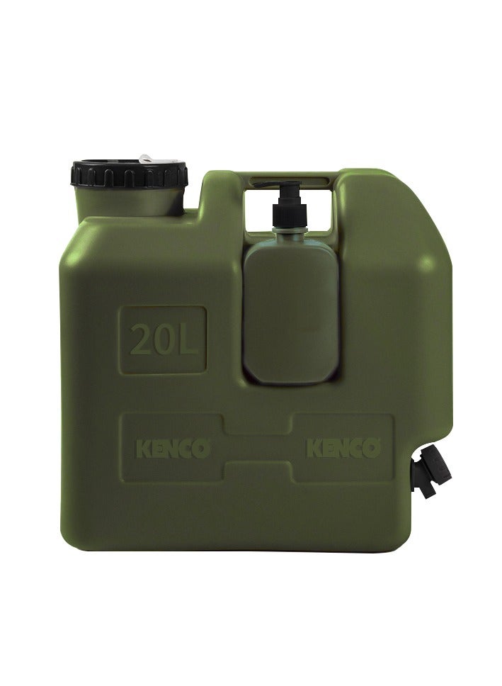 KENCO 20L Water Can With Tap & Soap Dispenser - Image 1
