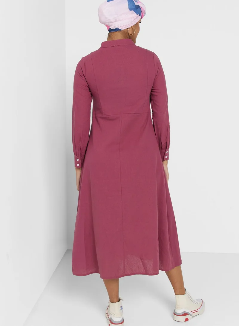 Khizana Basic A-Line Dress