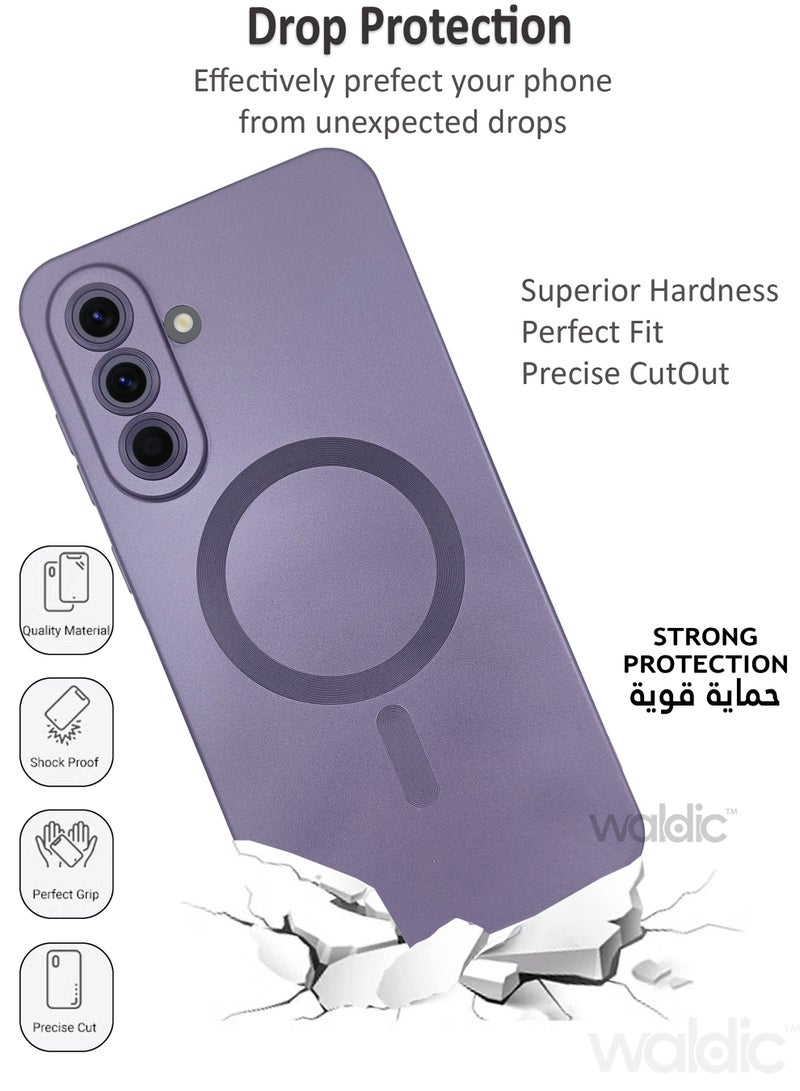 Samsung Galaxy A36 5G Premium Case | Premium Silicone  Case Cover Designed for Samsung Galaxy A36 5G | Samsung Galaxy A36 5G Case Camera and Drop Protection Thin Protective Back Cover Case for Samsung Galaxy A36 5G - Violet - view 2